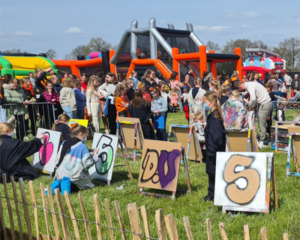 Kinderland oranjefestival renswoude koningsdag graffiti