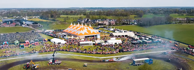 Feestterrein koningsdag renswoude oranjefestival