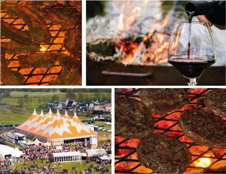 Oranje-BBQ Renswoude Langste BBQ van Nederland Oranjevereniging oranjefestival