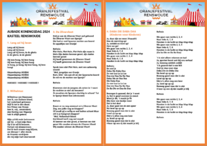 Koningsdag Renswoude 2024 aubade liedjes oranjevereniging Oranjefestival