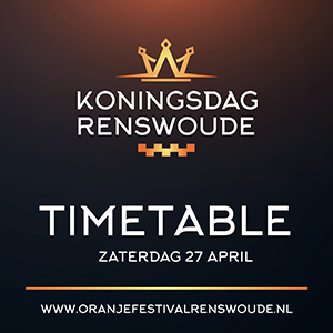Timetable Koningsdag Renswoude artiesten Oranjefestival Oranjevereniging 2024