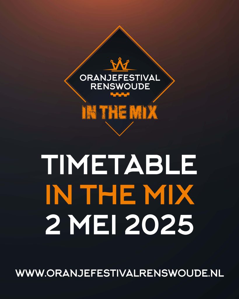 Renswoude In The Mix 2 mei 2025 timetable