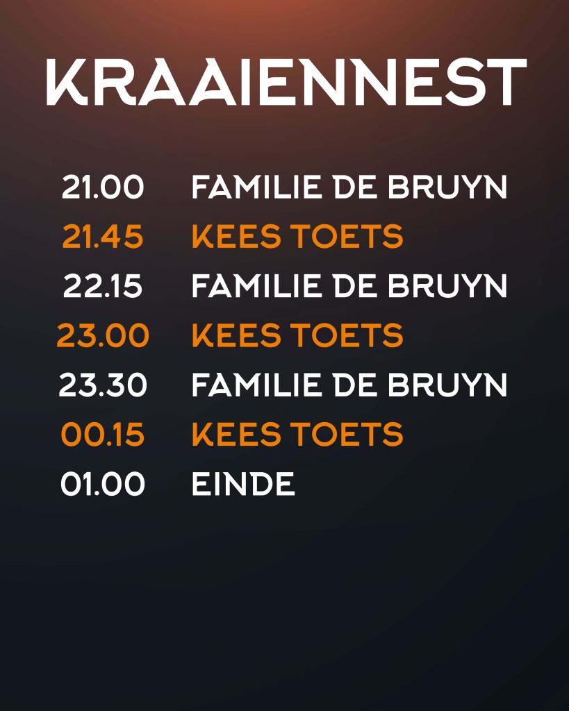 Renswoude In The Mix 2 mei 2025 timetable