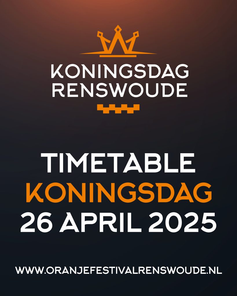 Koningsdag Renswoude 2025 Timetable