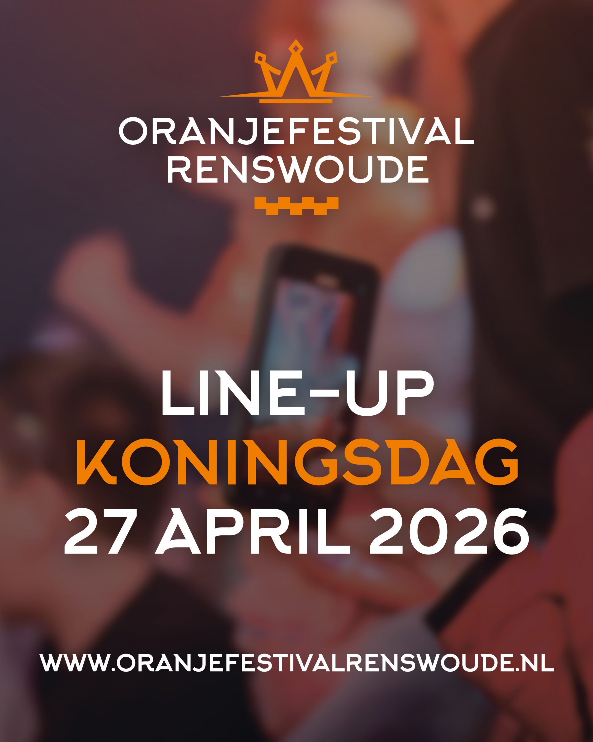 Line-up Koningsdag Renswoude 2026 Oranjefestival